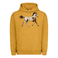 Pigment Peanut Butter Appaloosa Horse Urban Hoodie - LillyAllenDesigns