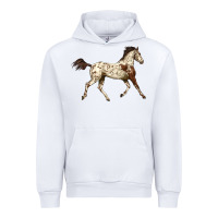 White Appaloosa Horse Urban Hoodie - LillyAllenDesigns