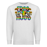 Oatmeal Heather free dad hugs Premium Sweatshirt - CowhideDigitalArt