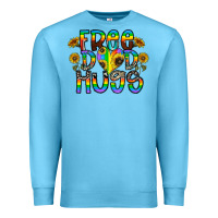 Ocean Blue free dad hugs Premium Sweatshirt - CowhideDigitalArt