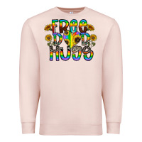 Pale Pink free dad hugs Premium Sweatshirt - CowhideDigitalArt