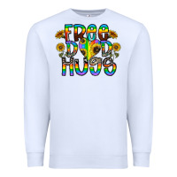 White free dad hugs Premium Sweatshirt - CowhideDigitalArt