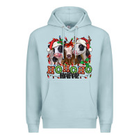 Blue Mist ho ho ho heifer christmas heifers Premium Hoodie - Jasminsmagicworld