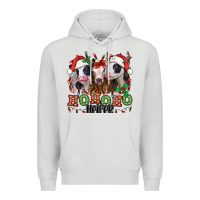 Dove Grey ho ho ho heifer christmas heifers Premium Hoodie - Jasminsmagicworld