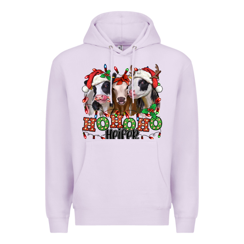Ho Ho Ho Heifer Christmas Heifers Premium Hoodie by Jasminsmagicworld | Teevron