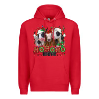 Red ho ho ho heifer christmas heifers Premium Hoodie - Jasminsmagicworld