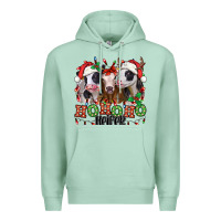 Seafoam ho ho ho heifer christmas heifers Premium Hoodie - Jasminsmagicworld