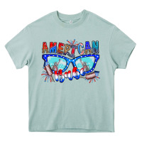 Arona American babe Heavy Core Tee - CowhideDigitalArt