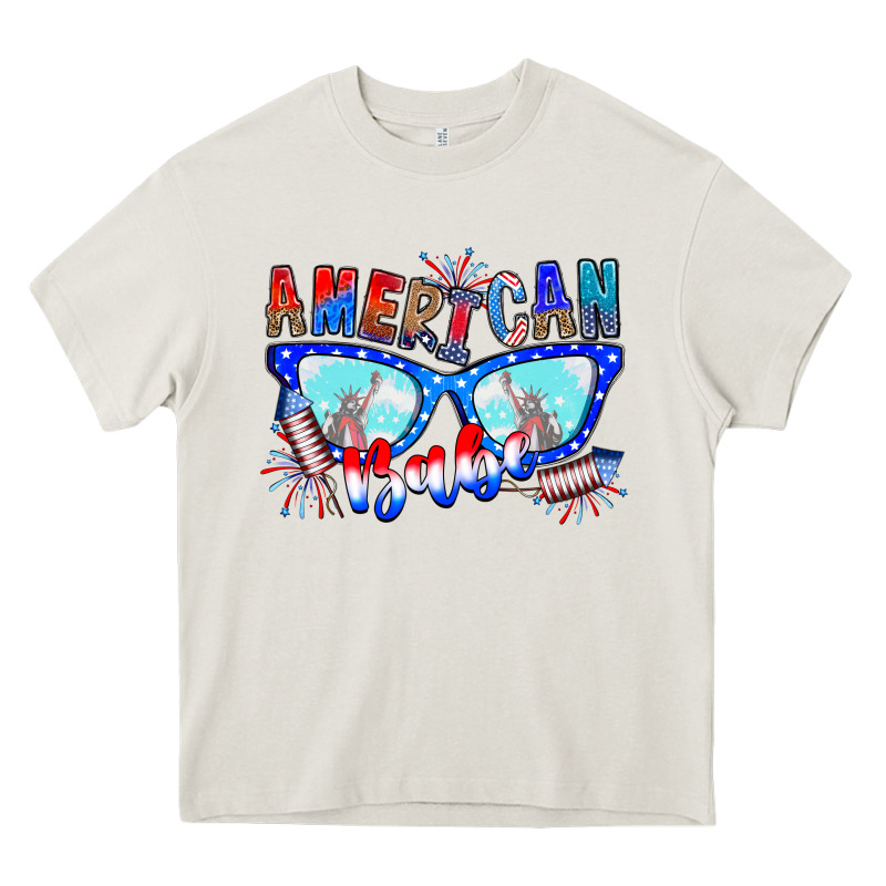American Babe Heavy Core Tee by CowhideDigitalArt | Teevron