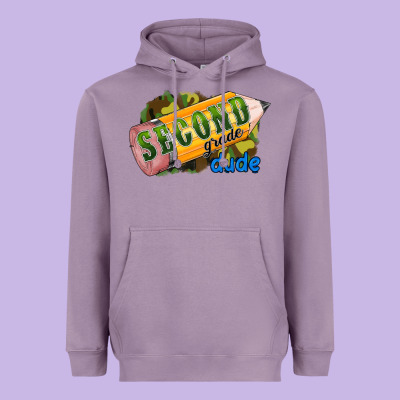 Second Grade Dude Heavyweight Hoodie Designed By Ranaportraitstore