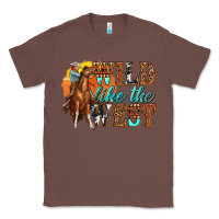 Chestnut wild like west Classic Tee - texasbilliewilder