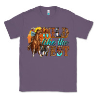 Lavender wild like west Classic Tee - texasbilliewilder