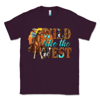 Plum wild like west Classic Tee - texasbilliewilder