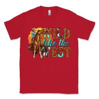 Red wild like west Classic Tee - texasbilliewilder
