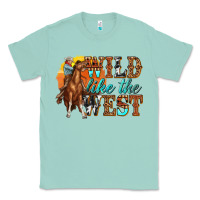 Seafoam wild like west Classic Tee - texasbilliewilder