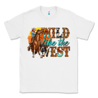 White wild like west Classic Tee - texasbilliewilder
