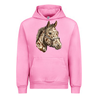 Fuchsia Pink appaloosa horse Urban Hoodie - LillyAllenDesigns
