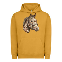 Pigment Peanut Butter appaloosa horse Urban Hoodie - LillyAllenDesigns
