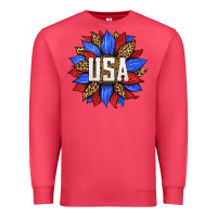 Cardinal american sunflower Premium Sweatshirt - HRA Design Shop