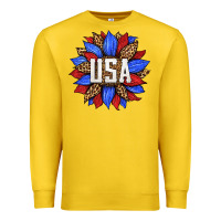 Lemon american sunflower Premium Sweatshirt - HRA Design Shop
