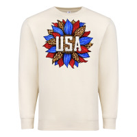 Sandshell american sunflower Premium Sweatshirt - HRA Design Shop