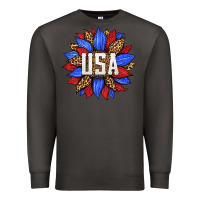 Smoke american sunflower Premium Sweatshirt - HRA Design Shop