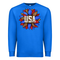 True Royal american sunflower Premium Sweatshirt - HRA Design Shop