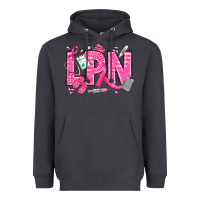 Smoke Breast Cancer LPN Licensed Practical Nurse Heavyweight Hoodie - texasbilliewilder