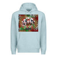 Blue Mist ho ho ho heifer Christmas heifers Premium Hoodie - Jasminsmagicworld