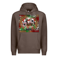 Coffee ho ho ho heifer Christmas heifers Premium Hoodie - Jasminsmagicworld
