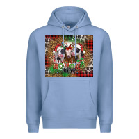 Colony Blue ho ho ho heifer Christmas heifers Premium Hoodie - Jasminsmagicworld