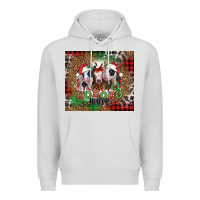 Dove Grey ho ho ho heifer Christmas heifers Premium Hoodie - Jasminsmagicworld