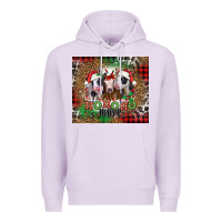 Lilac ho ho ho heifer Christmas heifers Premium Hoodie - Jasminsmagicworld