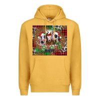 Mustard ho ho ho heifer Christmas heifers Premium Hoodie - Jasminsmagicworld