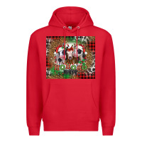 Red ho ho ho heifer Christmas heifers Premium Hoodie - Jasminsmagicworld