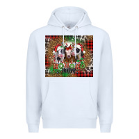 White ho ho ho heifer Christmas heifers Premium Hoodie - Jasminsmagicworld