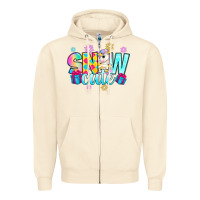 Sandshell snow cute witc unicorn Zipper Hoodie - Zillion Design Studio