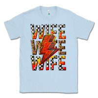 Dusty Blue wife wife wife Classic Tee - texasbilliewilder