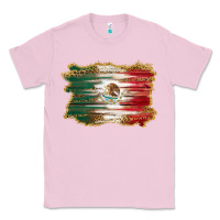 Bubblegum Pink mexican flag with leopard Classic Tee - RanaPortraitStore