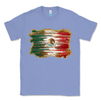 Colony Blue mexican flag with leopard Classic Tee - RanaPortraitStore
