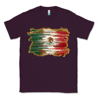 Plum mexican flag with leopard Classic Tee - RanaPortraitStore