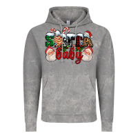 Cloud Rock santa baby with santa and christmas tree cake Vintage Hoodie - AdoDesignShop