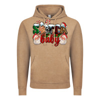 Vintage Coffee santa baby with santa and christmas tree cake Vintage Hoodie - AdoDesignShop