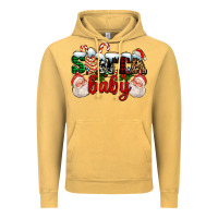 Vintage Mustard santa baby with santa and christmas tree cake Vintage Hoodie - AdoDesignShop