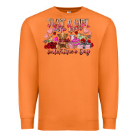 Carrot just  girl who loves valentines day Premium Sweatshirt - RacoonDesign