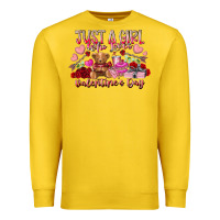 Lemon just  girl who loves valentines day Premium Sweatshirt - RacoonDesign