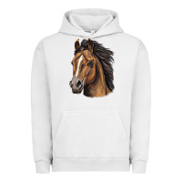 Pigment Lunar Rock quarter horse portrait Urban Hoodie - LillyAllenDesigns