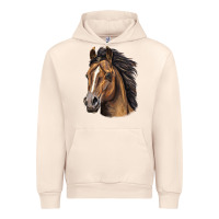 Sandshell quarter horse portrait Urban Hoodie - LillyAllenDesigns
