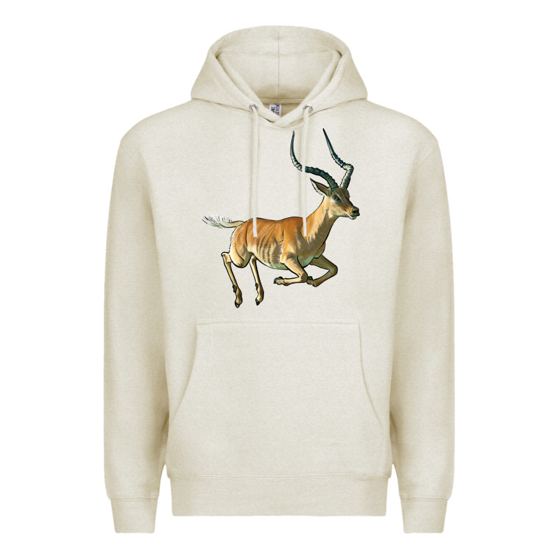 Impala Antelope Illustrations Premium Hoodie by LillyAllenDesigns | Teevron