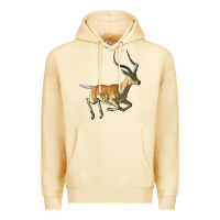 Pina Colada Impala Antelope Illustrations Premium Hoodie - LillyAllenDesigns